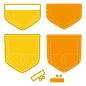 Preview: Nellie Snellen - Stanzschablone "Pocket Money" Shape Dies