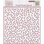 Preview: Nellie Snellen - Schablone 15x15cm "Confetti Sprinkles" Golden Gifts Collection Stencil 