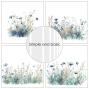 Preview: Simple and Basic - Designpapier "Blue Meadows" Paper Pack 12x12 Inch - 8 Bogen 