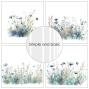 Preview: Simple and Basic - Designpapier "Blue Meadows" Paper Pack 6x6 Inch - 24 Bogen 