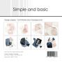 Preview: Simple and Basic - Designpapier "Soft Watercolour Backgrounds" Paper Pack 6x6 Inch - 24 Bogen 