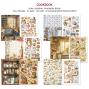 Preview: Ciao Bella - Designpapier & Stanzteile "Cookbook" Junk Journal Ephemera Book A4 - 32 Bogen