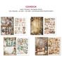 Preview: Ciao Bella - Designpapier & Stanzteile "Cookbook" Junk Journal Ephemera Book A4 - 32 Bogen
