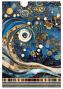 Preview: Ciao Bella - Decopatch Papier "Celestial Mixed" Rice Paper A4 - 4 Bogen