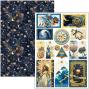 Preview: Ciao Bella - Stanzteile "Celestial" Creative Pad A4 - 9 Bogen