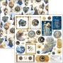 Preview: Ciao Bella - Stanzteile "Celestial" Fussy Cut Pad - 24 Bogen