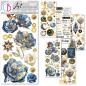Preview: Ciao Bella - Aufkleber "Celestial" Transparent Adhesive Sheets 4,72x10,23 Inch - 5 Bogen