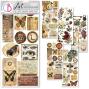 Preview: Ciao Bella - Aufkleber "Cabinet of Curiosities" Transparent Adhesive Sheets 4,72x10,23 Inch - 5 Bogen