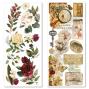Preview: Ciao Bella - Aufkleber "Cabinet of Curiosities" Transparent Adhesive Sheets 4,72x10,23 Inch - 5 Bogen