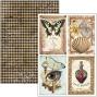 Preview: Ciao Bella - Stanzteile "Cabinet of Curiosities" Creative Pad A4 - 9 Bogen