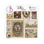 Preview: Ciao Bella - Pergamentpapier "Cabinet of Curiosities" Vellum 6x6 Inch - 6 Bogen