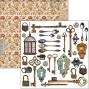 Preview: Ciao Bella - Stanzteile "Cabinet of Curiosities" Fussy Cut Pad - 24 Bogen