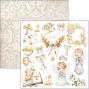 Preview: Ciao Bella - Stanzteile "Blessing Day" Fussy Cut Pad - 24 Bogen