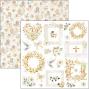 Preview: Ciao Bella - Stanzteile "Blessing Day" Fussy Cut Pad - 24 Bogen