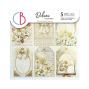 Preview: Ciao Bella - Designpapier "Blessing Day Pearl" Deluxe Paper Pack 6x6 Inch - 5 Bogen