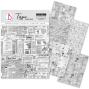 Preview: Ciao Bella - Seidenpapier - Decopatch Papier "Storybook" Tissue Paper A4 - 6 Bogen