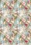 Preview: Ciao Bella - Seidenpapier - Decopatch Papier "My Secret Garden" Tissue Paper A4 - 6 Bogen