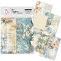 Preview: Ciao Bella - Seidenpapier - Decopatch Papier "French Blue" Tissue Paper A4 - 6 Bogen
