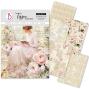 Preview: Ciao Bella - Seidenpapier - Decopatch Papier "A Timeless Love" Tissue Paper A4 - 6 Bogen