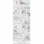 Preview: Ciao Bella - Seidenpapier - Decopatch Papier "Gentlemen Words" Tissue Paper 70x50cm - 1 Bogen