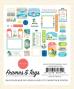 Preview: Carta Bella - Stanzteile & Anhänger "Beach Town" Ephemera Frames & Tags