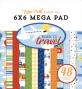Preview: Echo Park - Designpapier "Born To Travel" Cardmakers Mega Pad 6x6 Inch - 48 Bogen