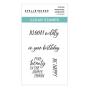 Preview: Spellbinders - Stempelset "Field Notes Sentiments" Clear Stamps