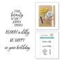 Preview: Spellbinders - Stempelset "Field Notes Sentiments" Clear Stamps