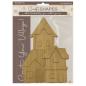 Preview: Stamperia - Holzteile "Silent Sea Village House Landscape" MDF Crafty Shapes Blanks