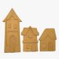 Preview: Stamperia - Holzteile "Silent Sea Village House Landscape" MDF Crafty Shapes Blanks