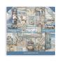 Preview: Stamperia - Designpapier "Silent Sea" Paper Pack 8x8 Inch - 10 Bogen