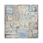 Preview: Stamperia - Designpapier "Silent Sea" Paper Pack 8x8 Inch - 10 Bogen