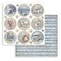 Preview: Stamperia - Designpapier "Silent Sea" Paper Pack 8x8 Inch - 10 Bogen