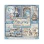 Preview: Stamperia - Designpapier "Silent Sea" Maxi Paper Pack 8x8 Inch - 22 Bogen