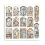 Preview: Stamperia - Designpapier "Silent Sea" Maxi Paper Pack 8x8 Inch - 22 Bogen