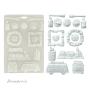 Preview: Stamperia - Gießform A4 "Silent Sea" Soft Mould