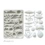 Preview: Stamperia - Gießform A5 "Shells and Fish" Soft Mould 