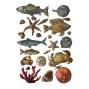 Preview: Stamperia - Gießform A5 "Shells and Fish" Soft Mould 