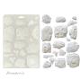 Preview: Stamperia - Gießform A5 "Fossils" Soft Mould 