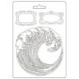 Preview: Stamperia - Gießform A5 "Wave" Soft Mould 
