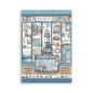Preview: Stamperia - Washi Papier "Silent Sea" Washi Pad 14,8x21cm - 8 Bogen