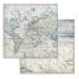 Preview: Stamperia - Designpapier "Silent Sea" Maxi Paper Pack 12x12 Inch - 10 Bogen