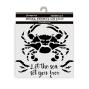 Preview: Stamperia - Schablone 12x12cm "Crab" Stencil