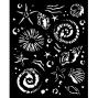 Preview: Stamperia - Schablone "Silent Sea" Stencil Assortment