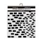 Preview: Stamperia - Schablone 12x12cm "Bricks Pattern" Stencil
