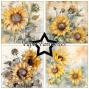 Preview: Paper Favourites - Designpapier "Vintage Sunflower" Paper Pack 6x6 Inch - 24 Bogen