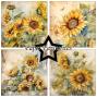 Preview: Paper Favourites - Designpapier "Vintage Sunflower" Paper Pack 6x6 Inch - 24 Bogen