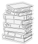 Preview: Crafters Companion - Stempel "Stack of Books" Clear Stamps