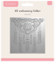 Preview: Crafters Companion - Prägefolder "Macrame" 3D Embossingfolder