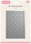 Preview: Crafters Companion - Prägefolder "Cable Knit" 3D Embossingfolder